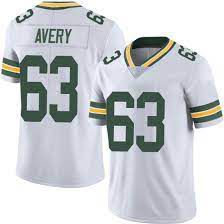 Men Green Bay Packers 63 Josh Avery White Nike Limited Player NFL Jersey